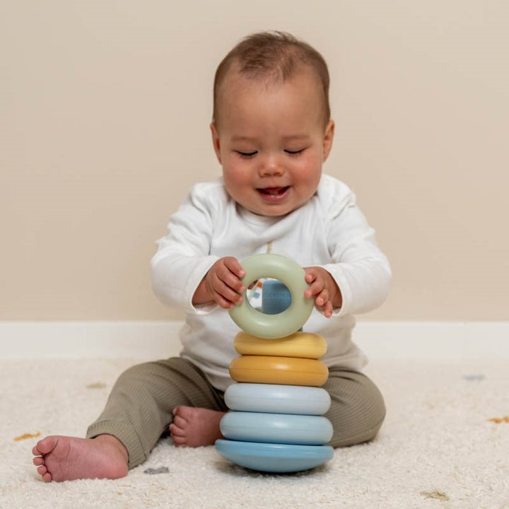 Little Dutch - Stacking Rings - Blue - Mabel & Fox