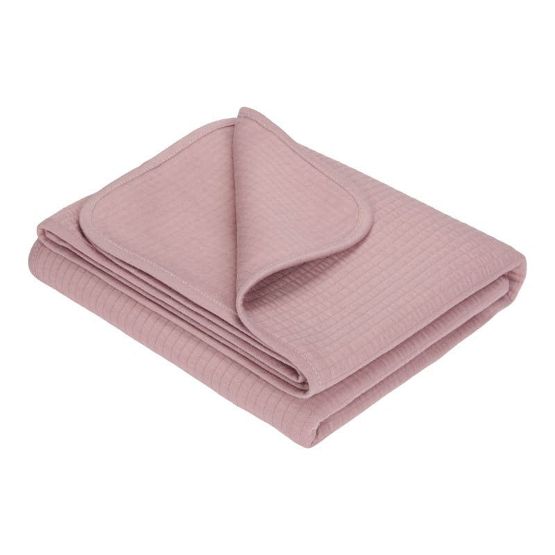 Little Dutch - Bassinet Blanket - Pure Mauve - Mabel & Fox
