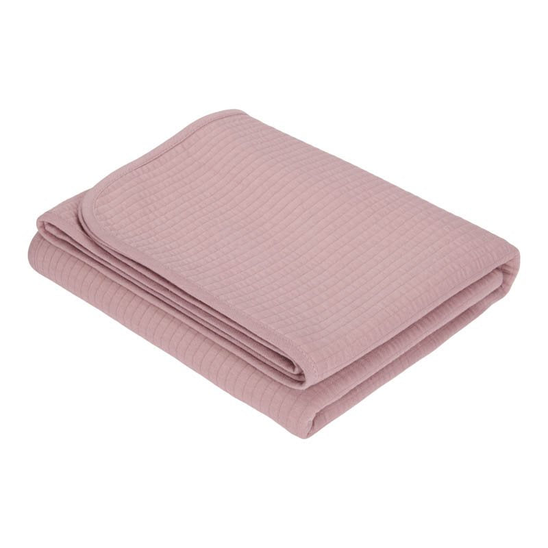 Little Dutch - Bassinet Blanket - Pure Mauve - Mabel & Fox
