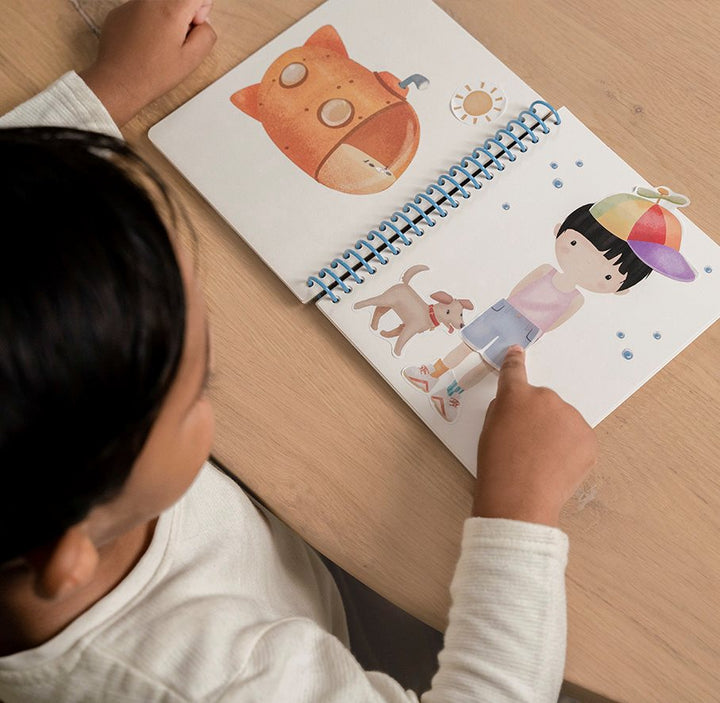 Little Dutch - Dress Me Up Book - Jim & Friends - Mabel & Fox