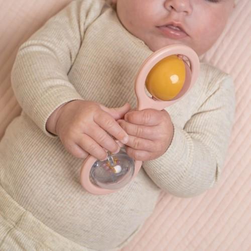 Little Dutch - Ball Rattle - Pink - Mabel & Fox