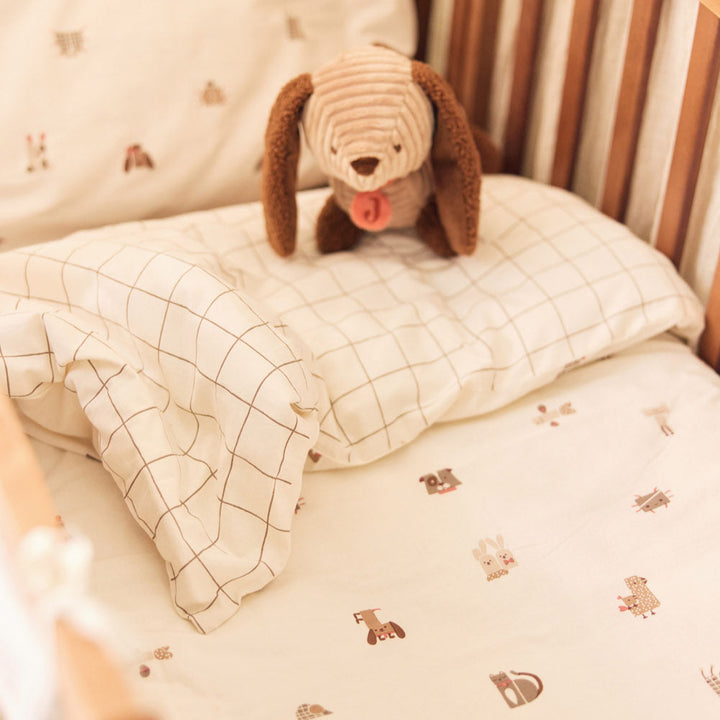 Jollein - Duvet Cover Set - Animal Friends- 100 x 140 cm