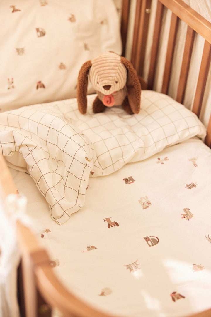 Jollein - Duvet Cover Set - Animal Friends- 100 x 140 cm