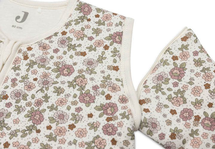 Jollein - Sleeping Bag with Removable Sleeves - Retro Flowers - Mabel & Fox