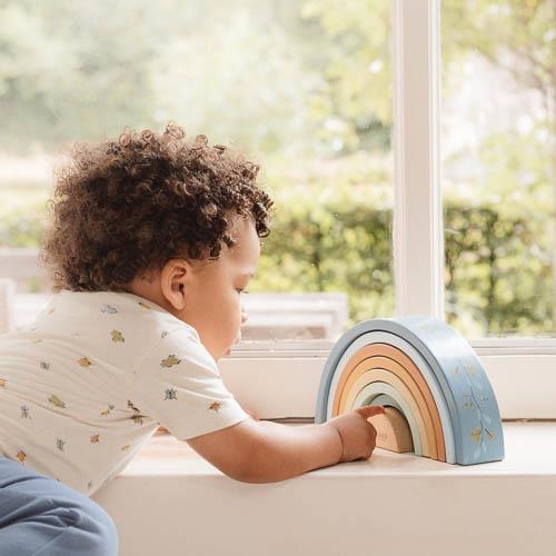 Little Dutch - Rainbow Stacker - Forest Friends - Mabel & Fox