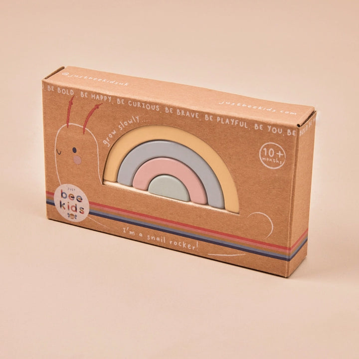 Just Bee Kids - Wooden Stacker - Snail - Mabel & Fox