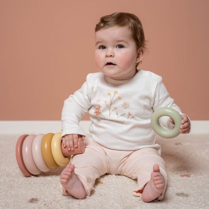 Little Dutch - Stacking Rings - Pink - Mabel & Fox