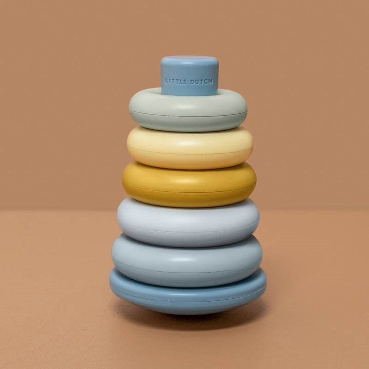 Little Dutch - Stacking Rings - Blue - Mabel & Fox