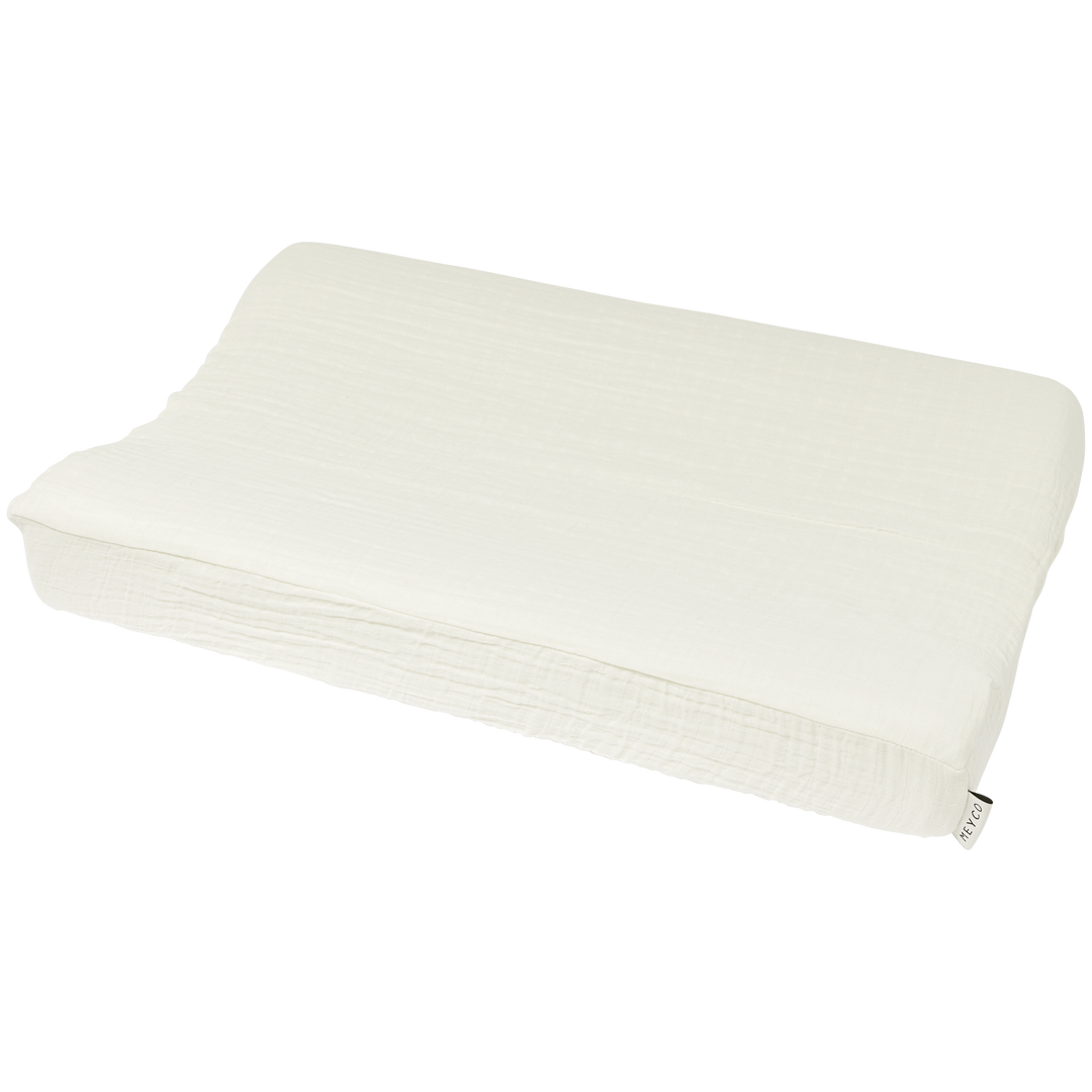 Meyco - Muslin Changing Mat Cover - Pre Washed Off-White