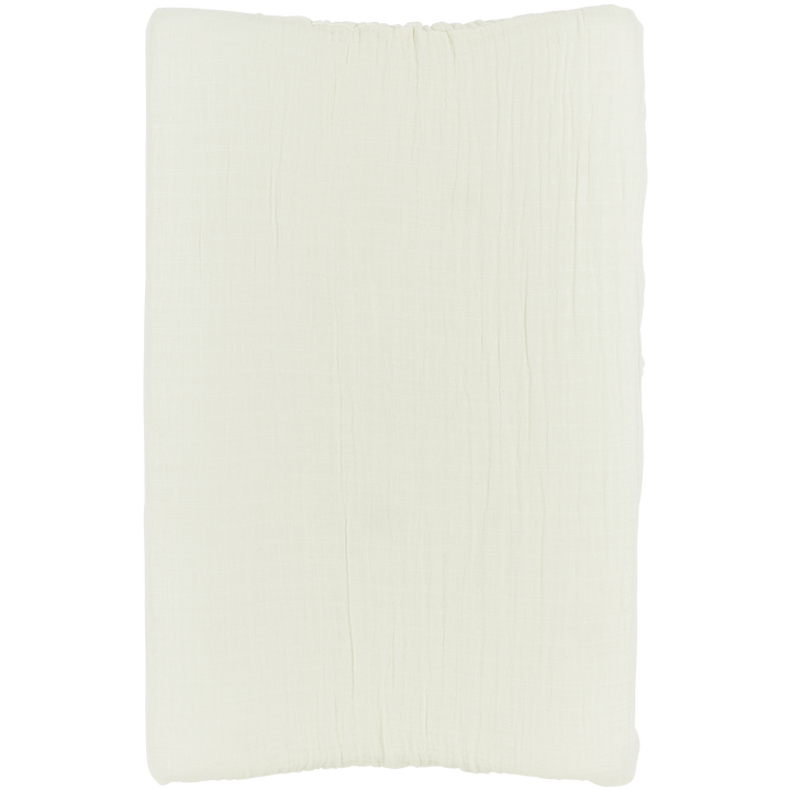 Meyco - Muslin Changing Mat Cover - Pre Washed Off-White