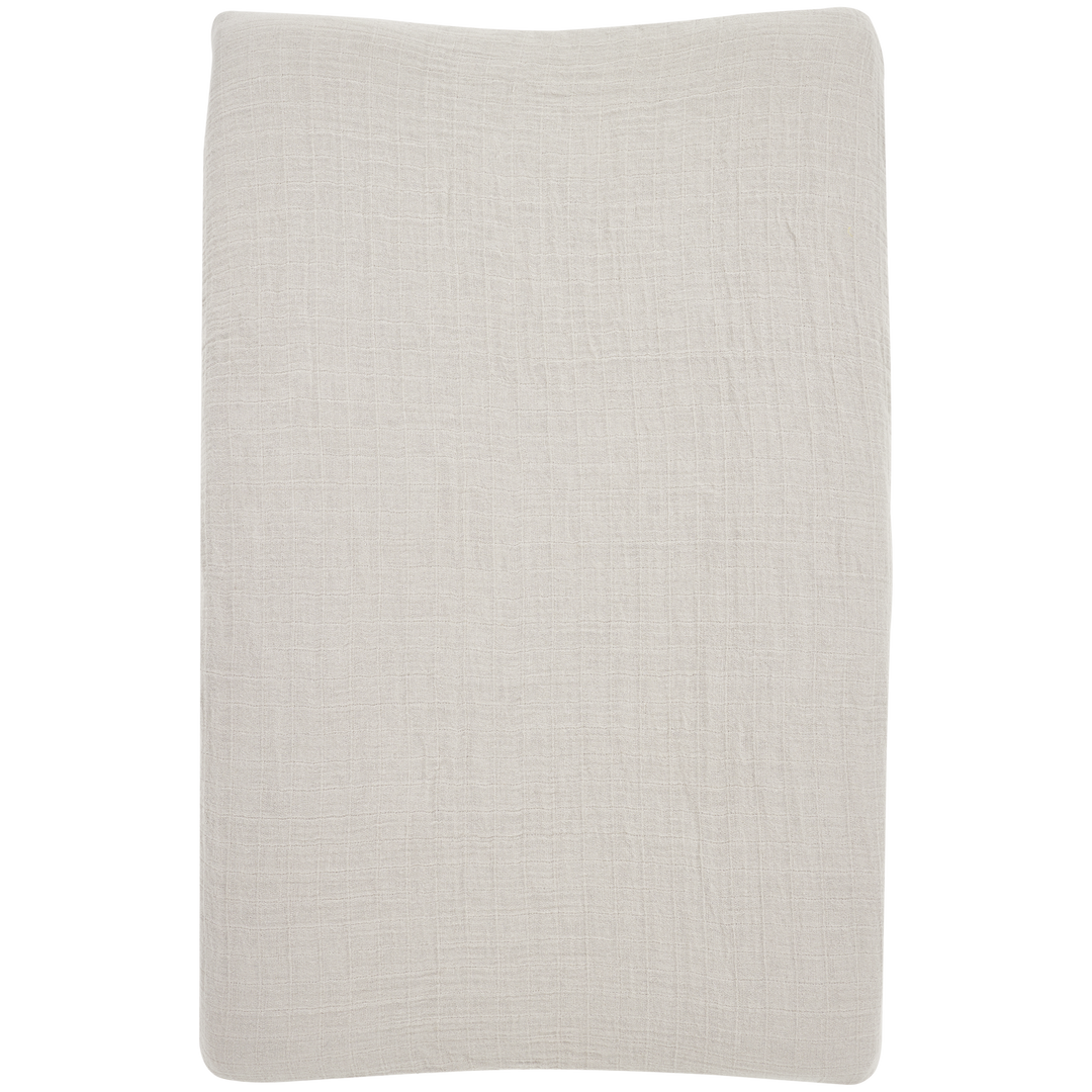 Meyco - Muslin Changing Mat Cover - Pre Washed Greige