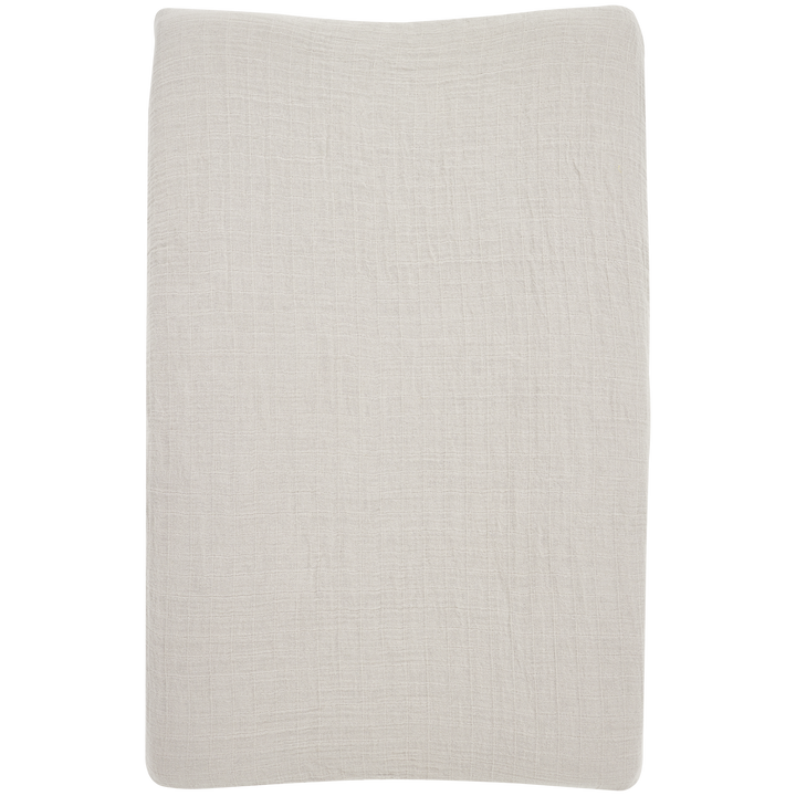 Meyco - Muslin Changing Mat Cover - Pre Washed Greige