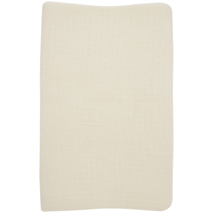 Meyco - Muslin Changing Mat Cover - Pre Washed Soft Sand