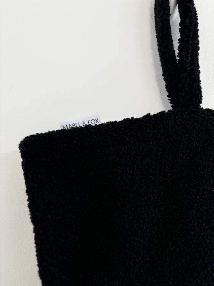 Mabel & Fox - Teddy Pouch - Black - Mabel & Fox