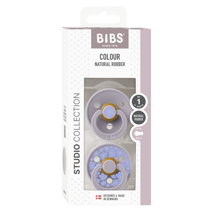 Bibs - Studio Colour Jasmine Pacifier - Fossil Grey - Mabel & Fox