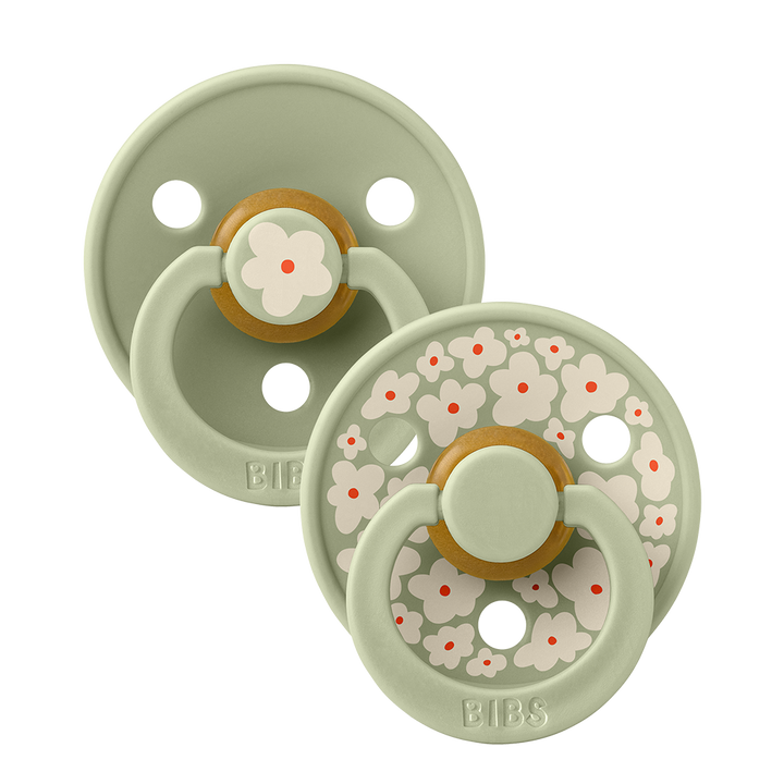 Bibs - Studio Colour Jasmine Pacifier - Sage - Mabel & Fox