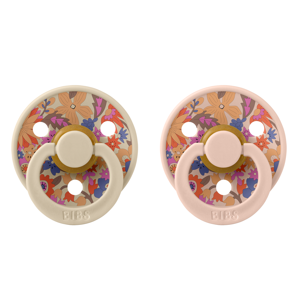 Bibs x Liberty - Colour Pacifier - June Blossom - Blush Mix - Mabel & Fox