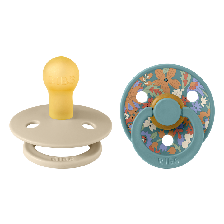 Bibs x Liberty - Colour Pacifier - June Blossom - Vanilla Hush Mix - Mabel & Fox
