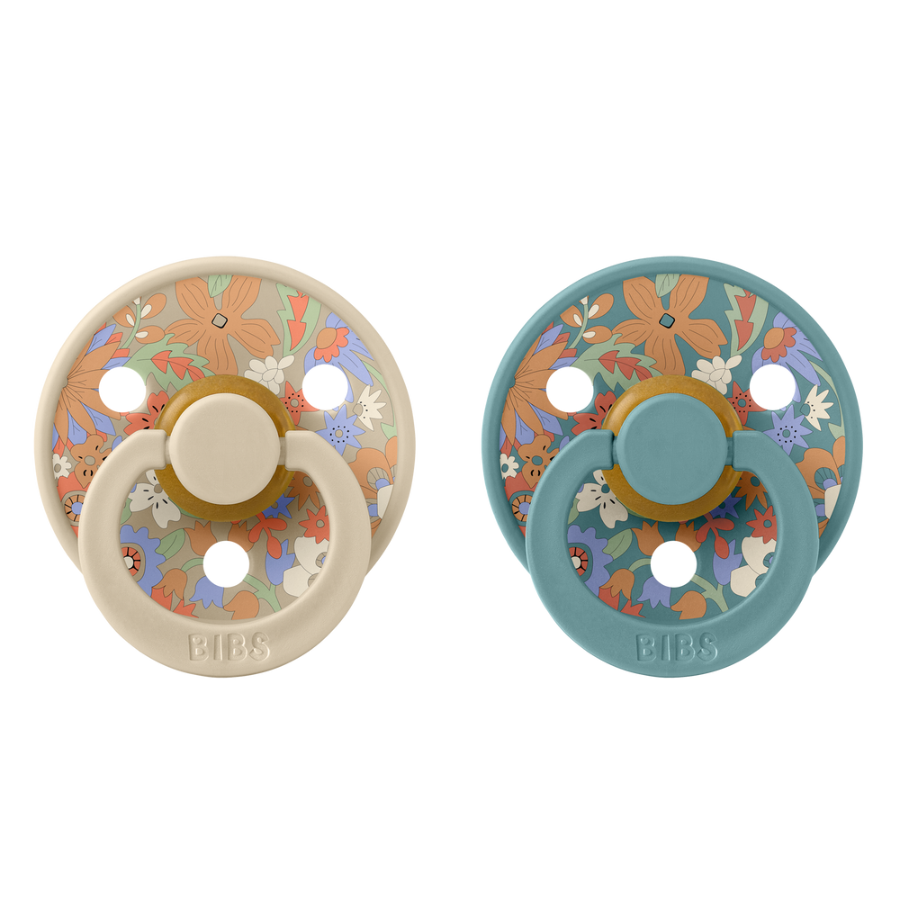 Bibs x Liberty - Colour Pacifier - June Blossom - Vanilla Hush Mix - Mabel & Fox