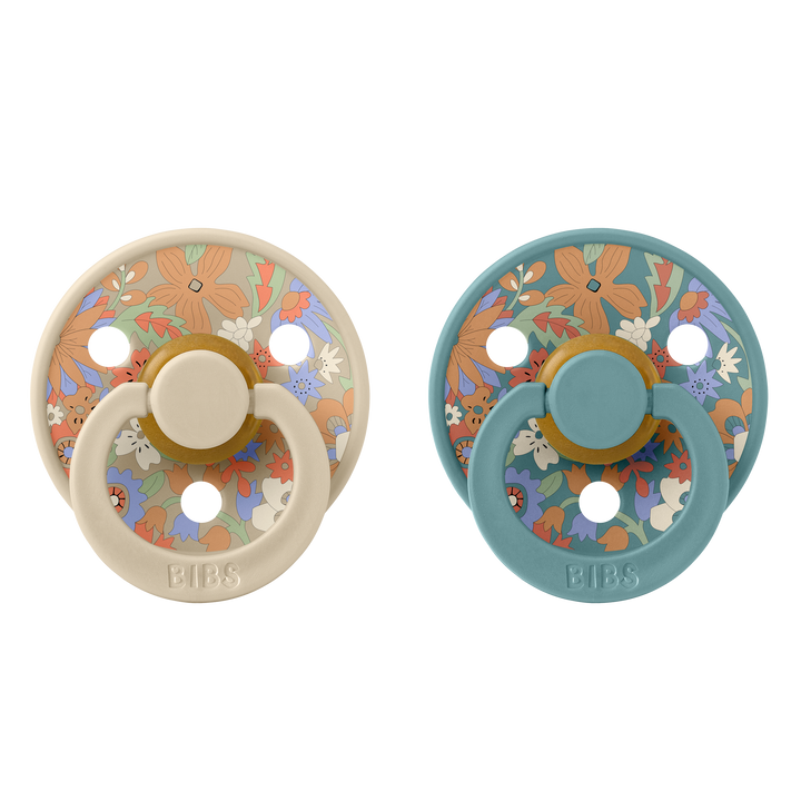 Bibs x Liberty - Colour Pacifier - June Blossom - Vanilla Hush Mix - Mabel & Fox
