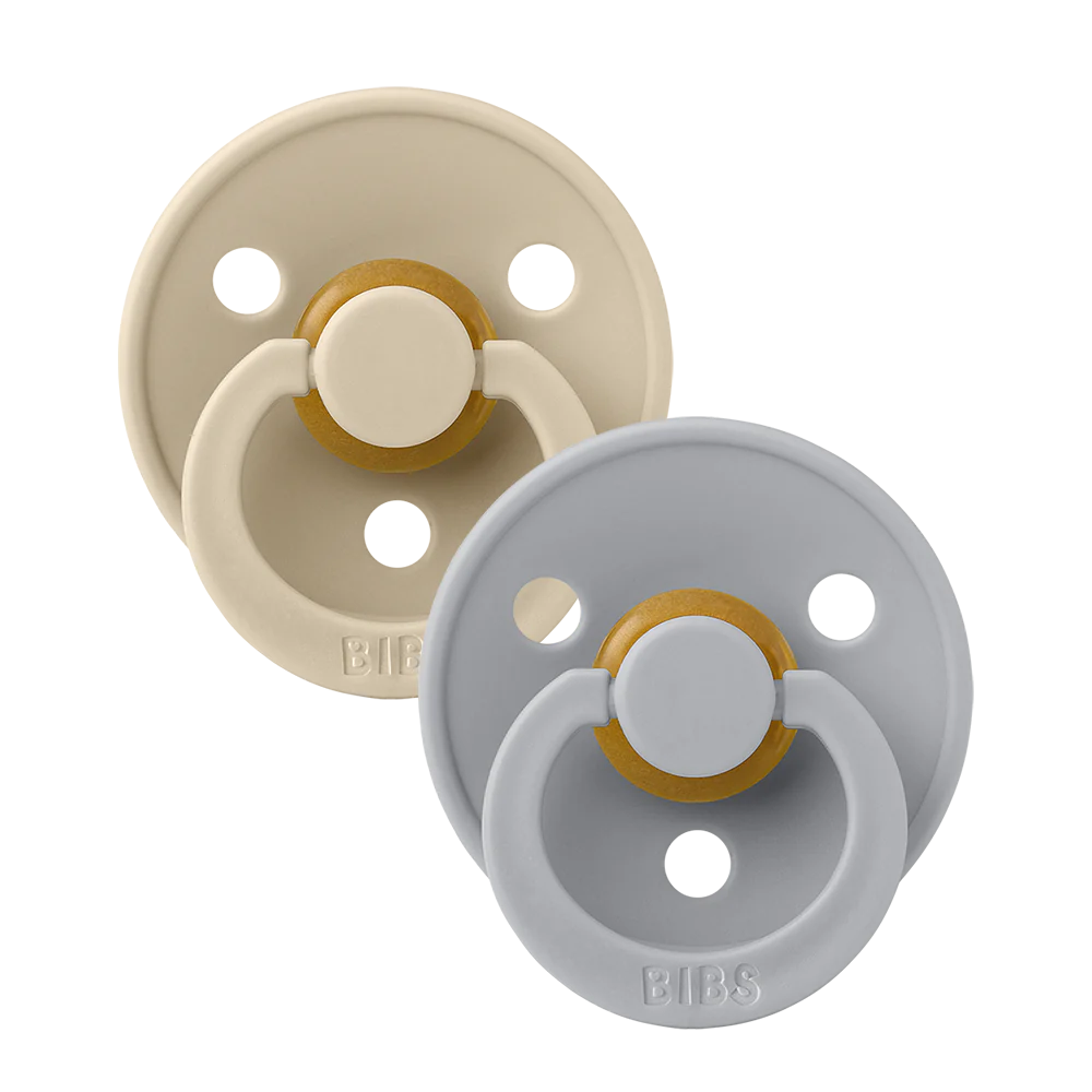 Bibs - Colour Pacifier - Anatomical Nipple - Vanilla / Cloud - Mabel & Fox