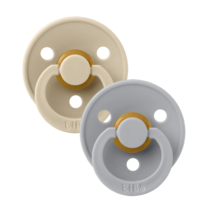 Bibs - Colour Pacifier - Anatomical Nipple - Vanilla / Cloud - Mabel & Fox