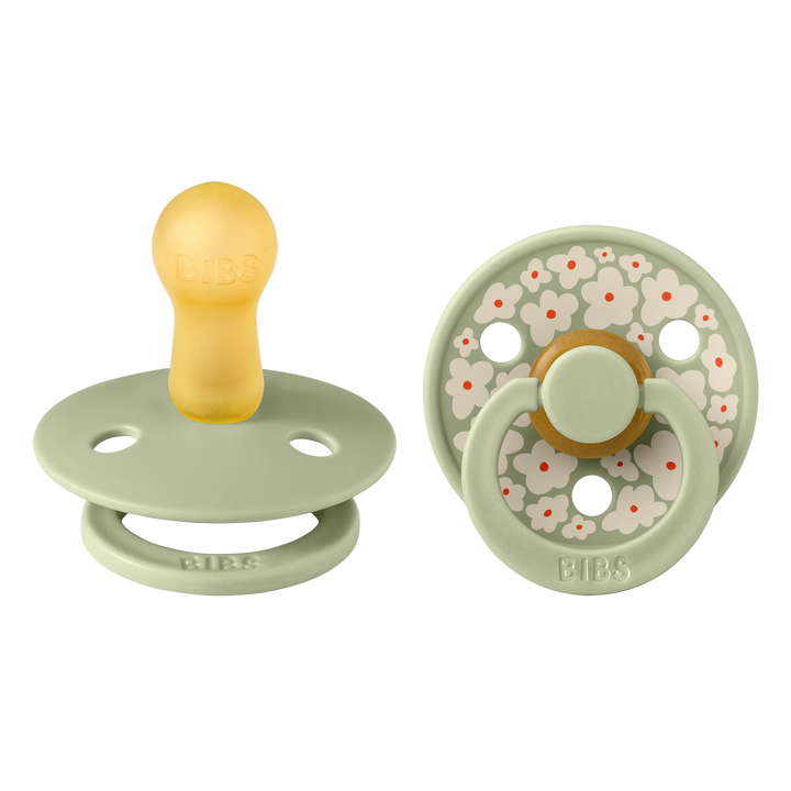 Bibs - Studio Colour Jasmine Pacifier - Sage - Mabel & Fox