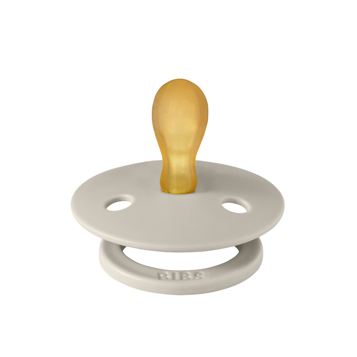 Bibs - Colour Pacifier - Symmetrical Nipple - Sand / Iron - Mabel & Fox