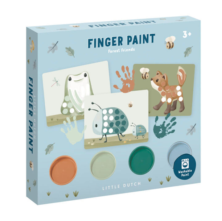 Little Dutch - Fingerpaint Set - Forest Friends - Mabel & Fox