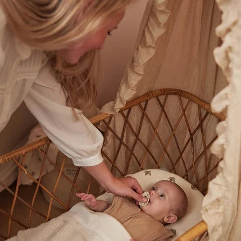 Jollein - Cradle Blanket - Basic Knit - Ivory - Mabel & Fox
