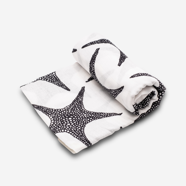 Etta Loves UK - Extra Large Sensory Muslin - Starfish