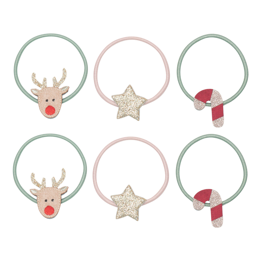 Mimi & Lula - Ponies Hair Ties - Christmas (6 Pack)