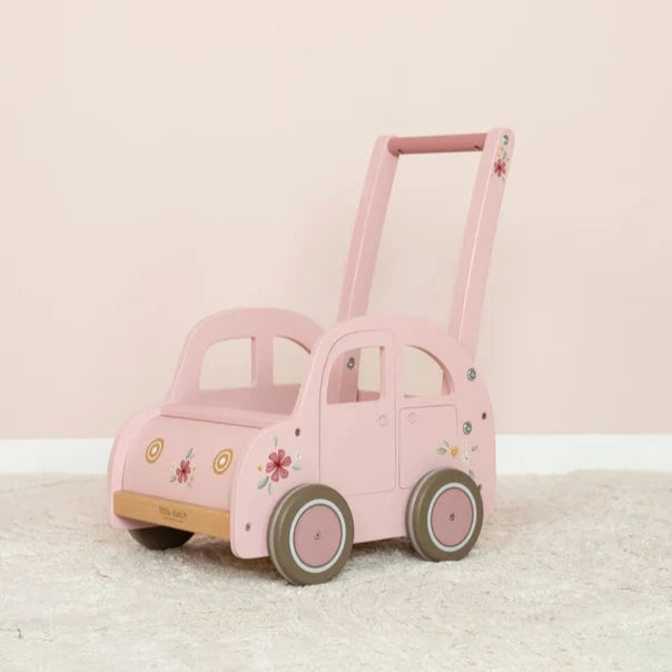 Little Dutch - Baby Walker Wagon - Pink - Mabel & Fox
