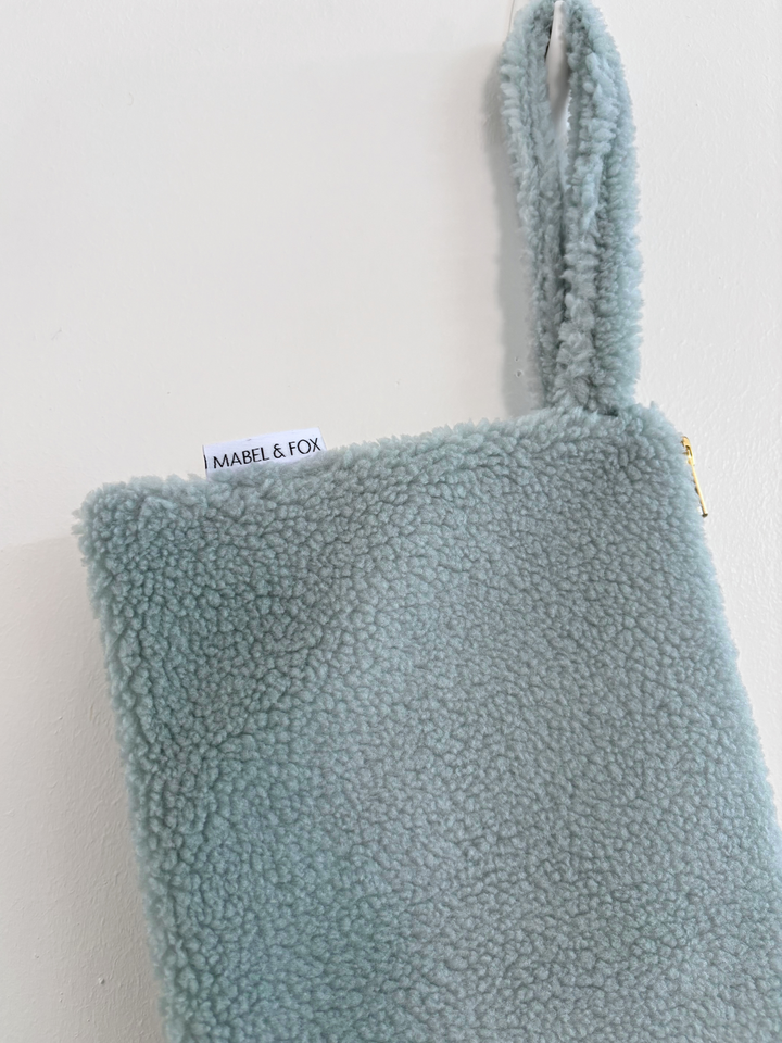 Mabel & Fox - Teddy Pouch - Ice Blue - Mabel & Fox