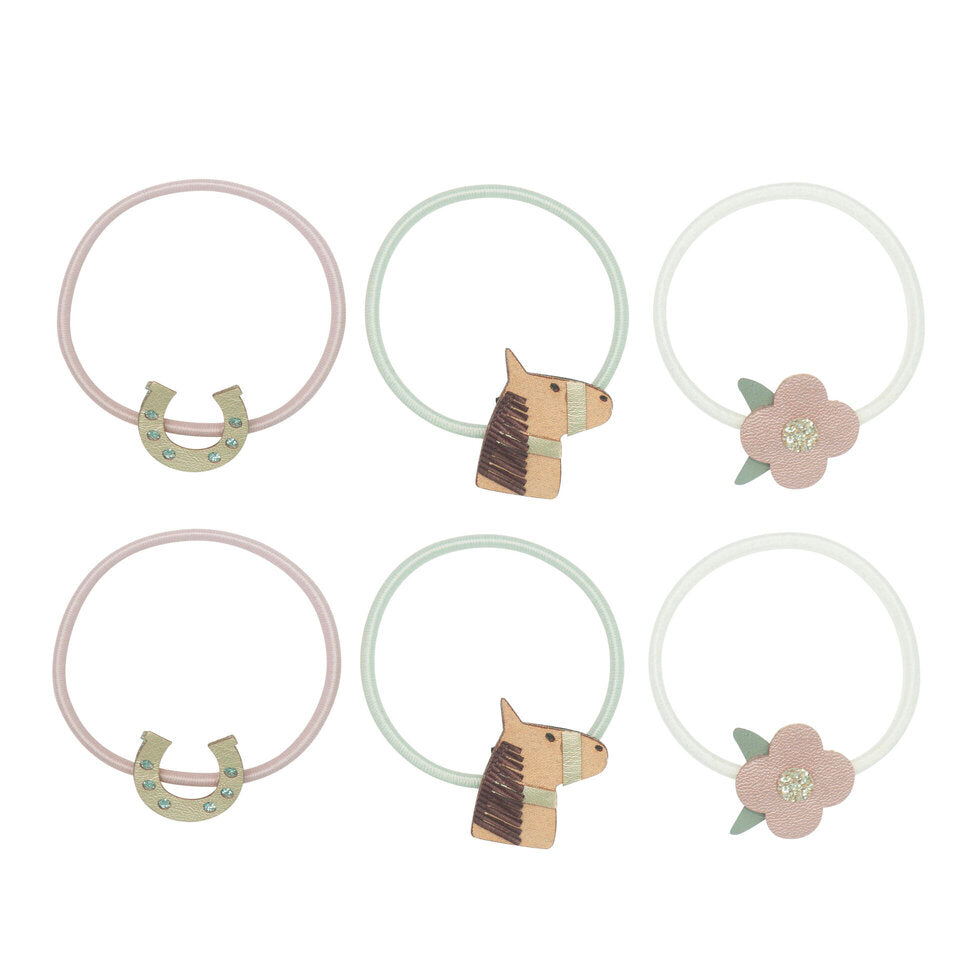 Mimi & Lula - Mini Ponies Hair Ties - Horse (6 Pack) - Mabel & Fox
