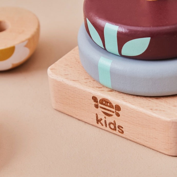 Just Bee Kids - Wooden Bee Stacking Toy - Mabel & Fox