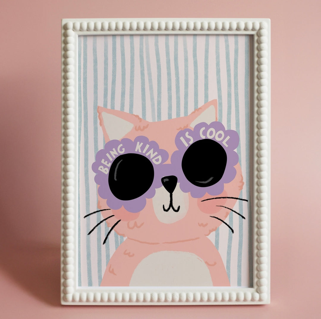 Abel and the Label - Art Print - Being Kind Is Cool