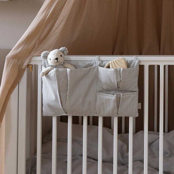 Cam Cam Copenhagen -Bed Pocket - Classic Stripes Blue - Mabel & Fox