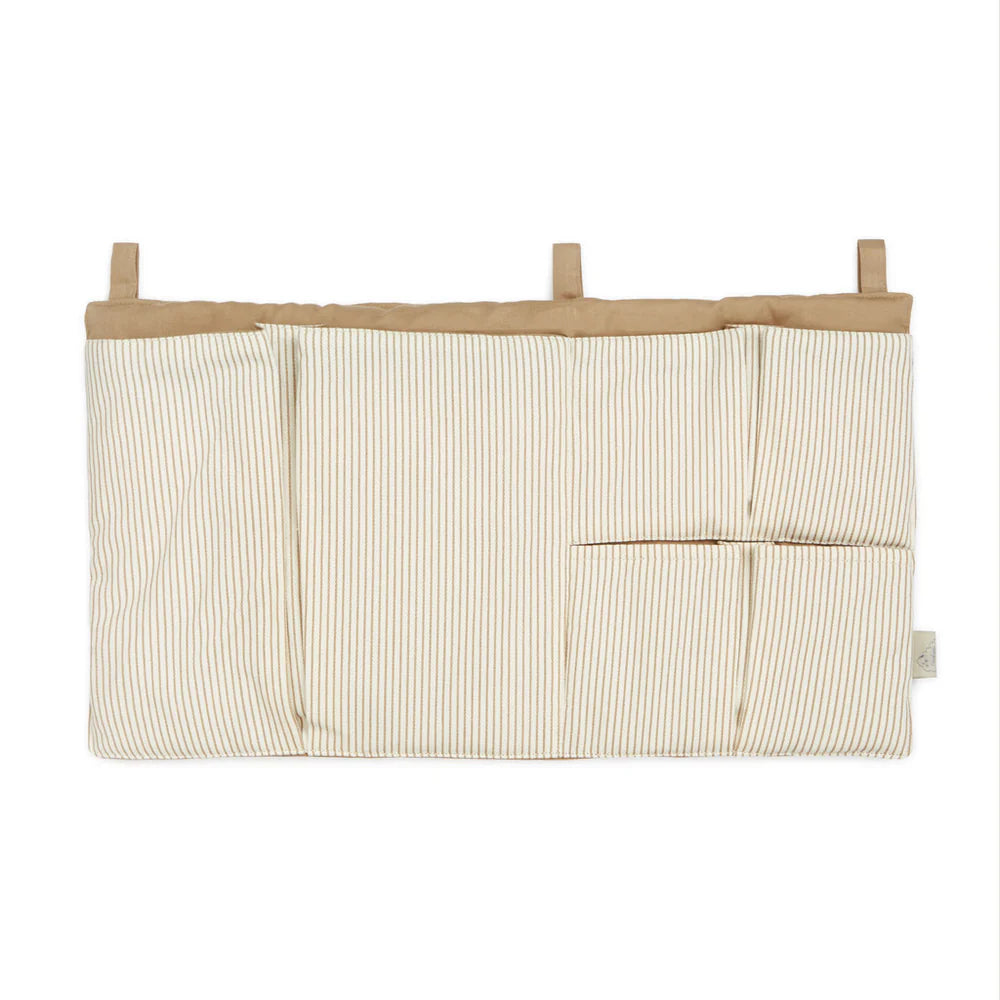 Cam Cam Copenhagen -Bed Pocket - Classic Stripes Camel - Mabel & Fox