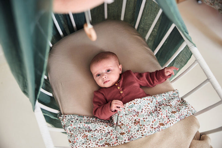 Jollein -  Jersey Fitted Sheet 70x140cm - Nougat - Mabel & Fox