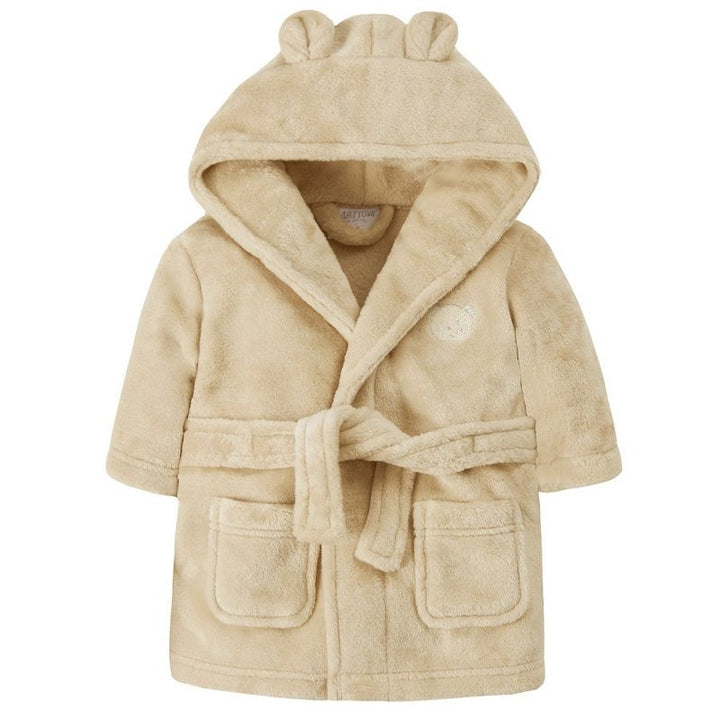 Mabel & Fox - Baby Hooded Dressing Gown - Caramel - Mabel & Fox