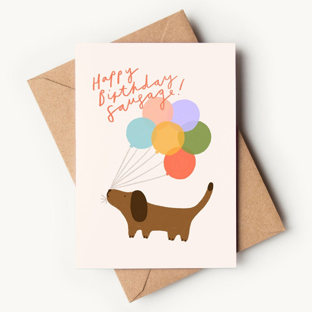 Kitty Makes - Happy Birthday Sausage - Card