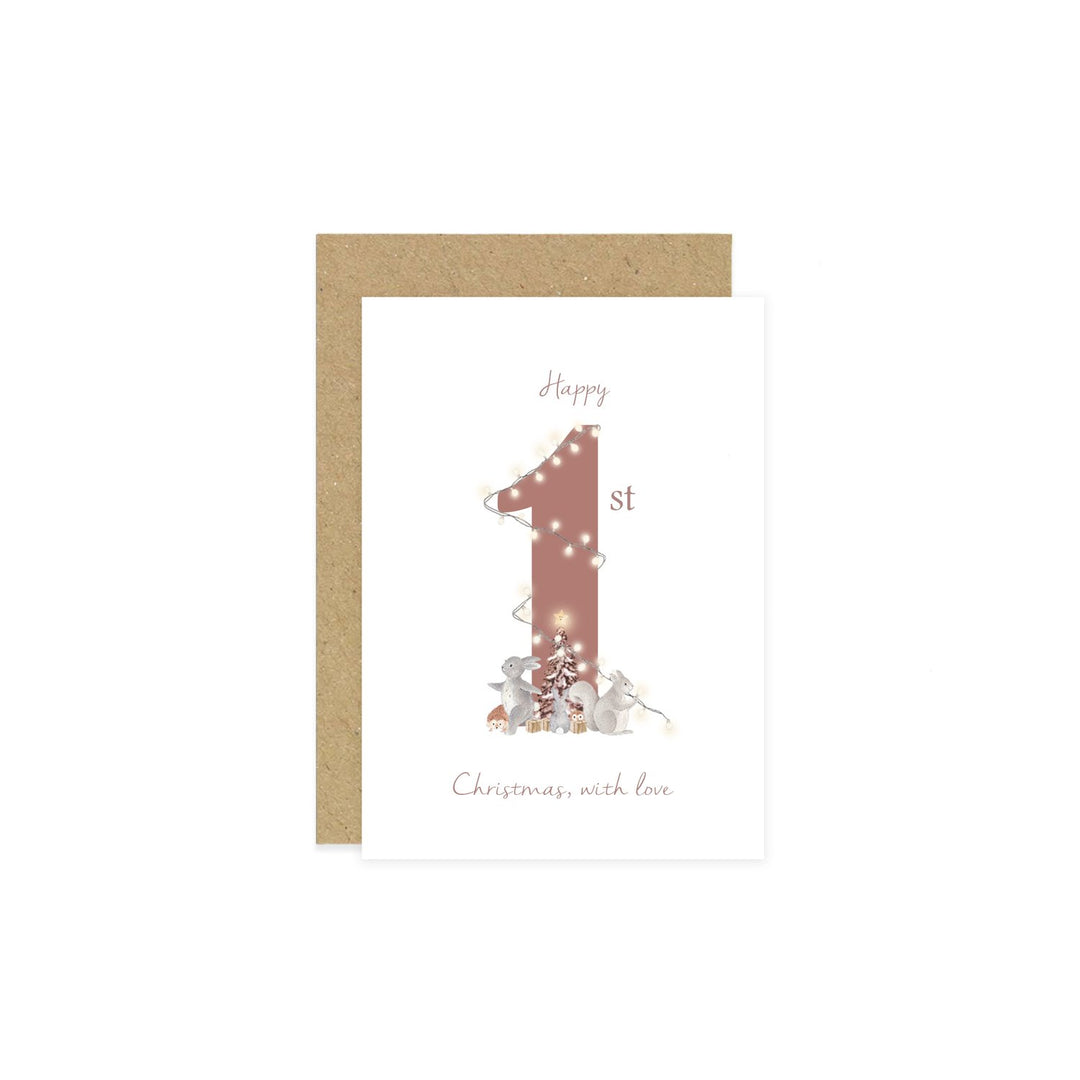 Little Roglets - Christmas Card - Happy 1st Christmas