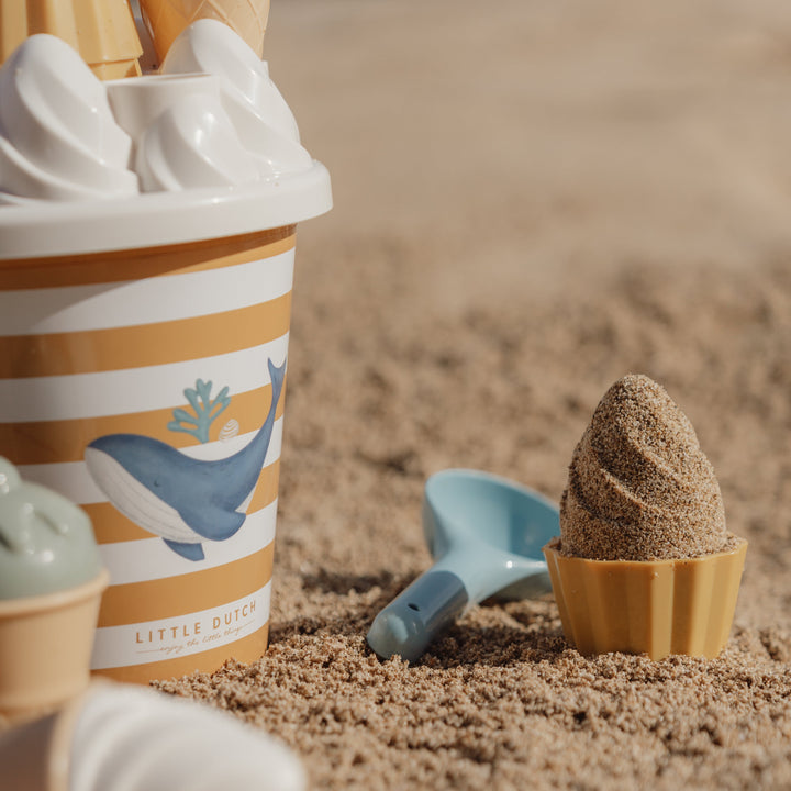 Little Dutch - Ice Cream Bucket Set - Ocean Dreams Blue - Mabel & Fox