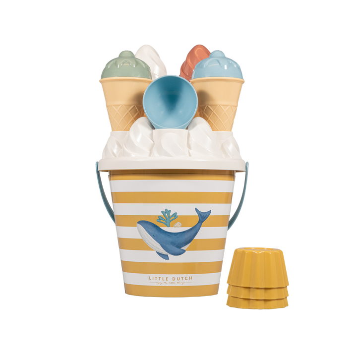 Little Dutch - Ice Cream Bucket Set - Ocean Dreams Blue - Mabel & Fox