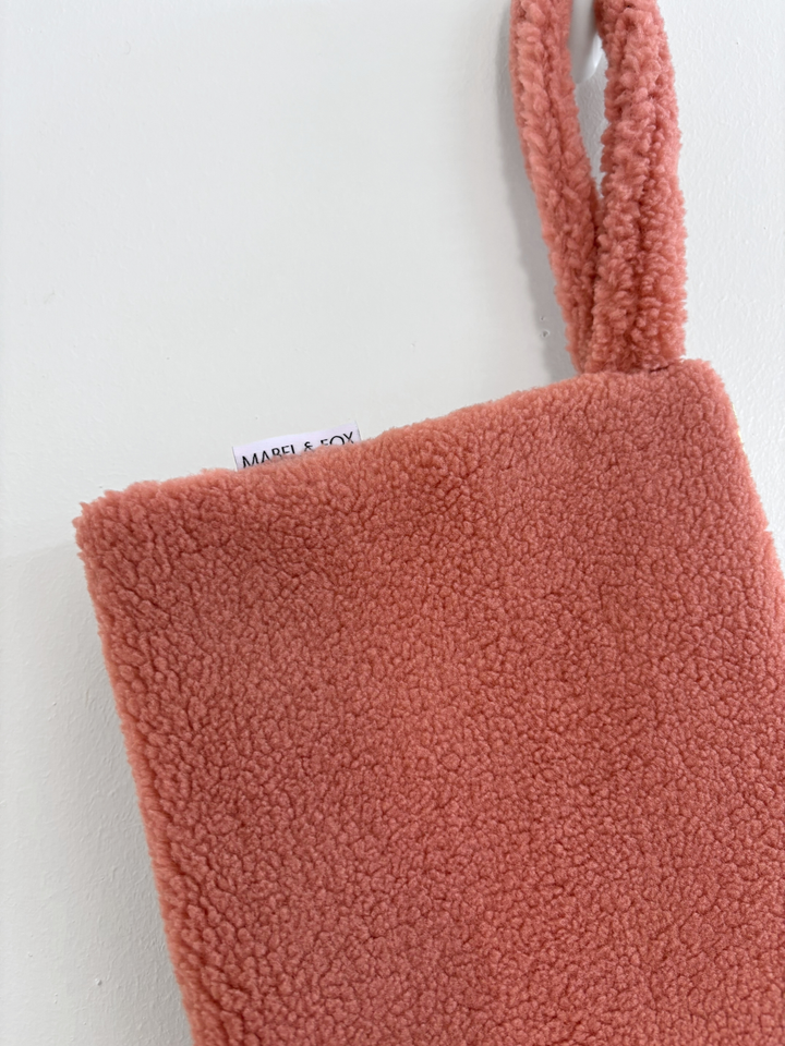 Mabel & Fox - Teddy Pouch - Rose Pink - Mabel & Fox