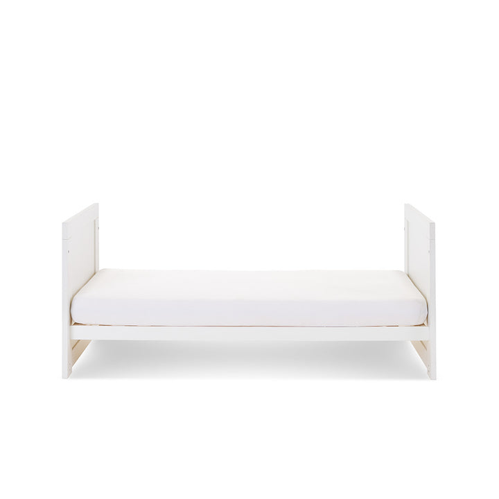 OBaby - Nika Cot Bed - White Wash - Mabel & Fox