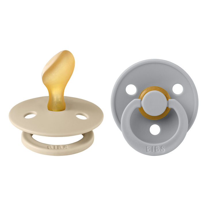 Bibs - Colour Pacifier - Anatomical Nipple - Vanilla / Cloud - Mabel & Fox