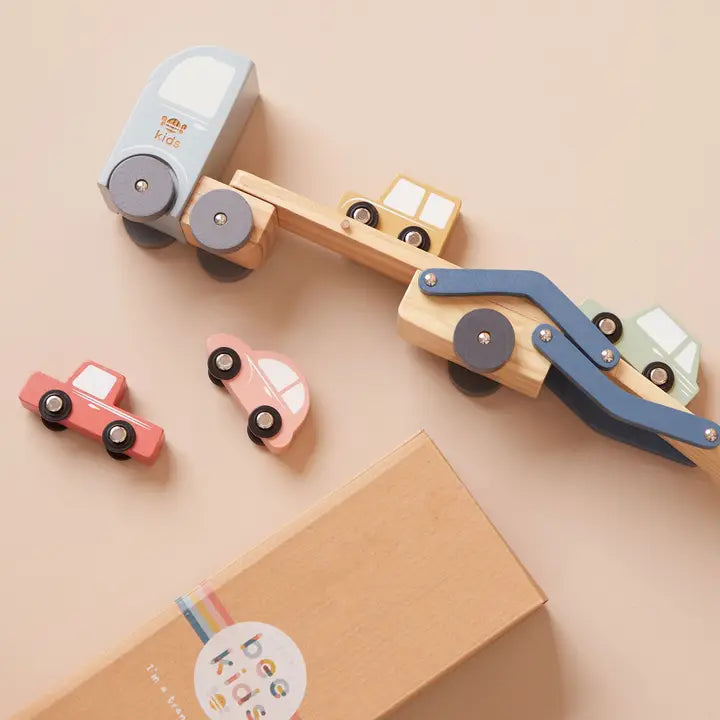 Just Bee Kids - Wooden Transporter Lorry - Mabel & Fox