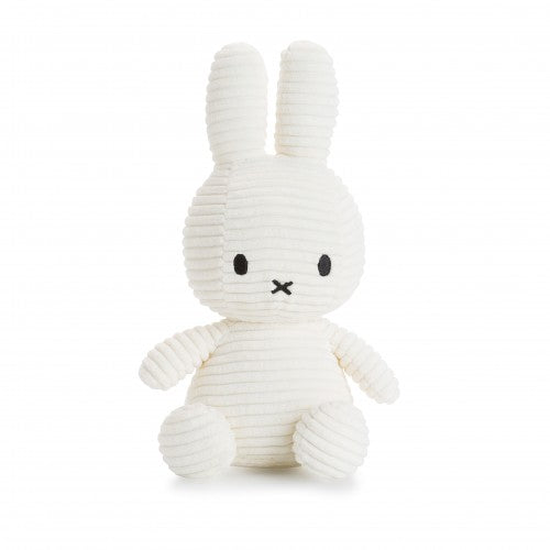 Miffy - Eco Cuddly Toy - Corduroy Off-White - 23cm - Mabel & Fox